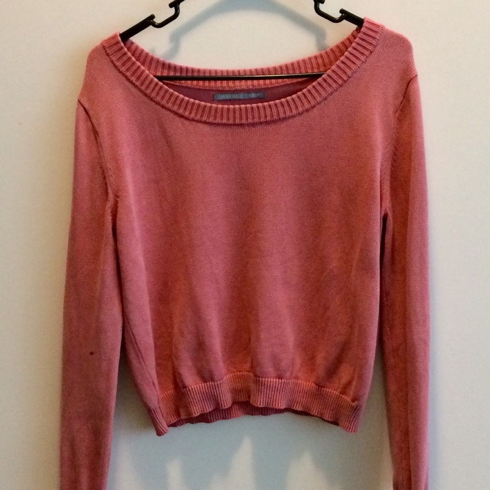 RUBBISH CREW NECK SWEATER PINK SWEATER